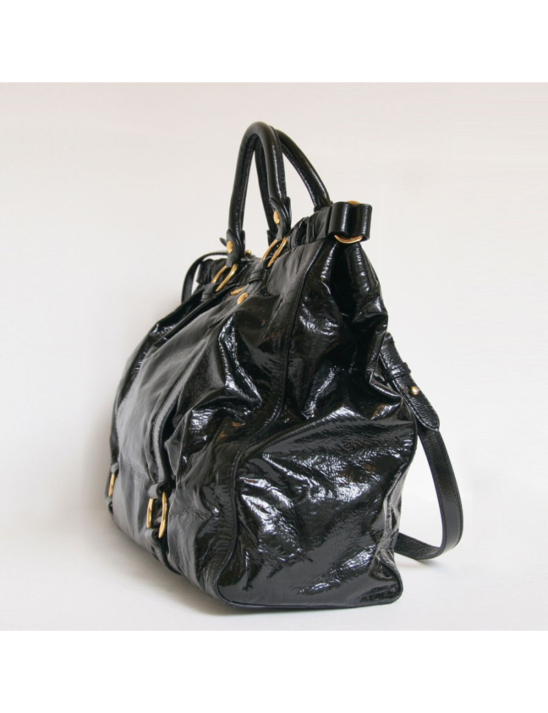 Sac MIU MIU en vernis noir