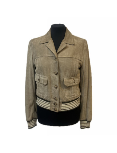 Blouson D & G daim beige