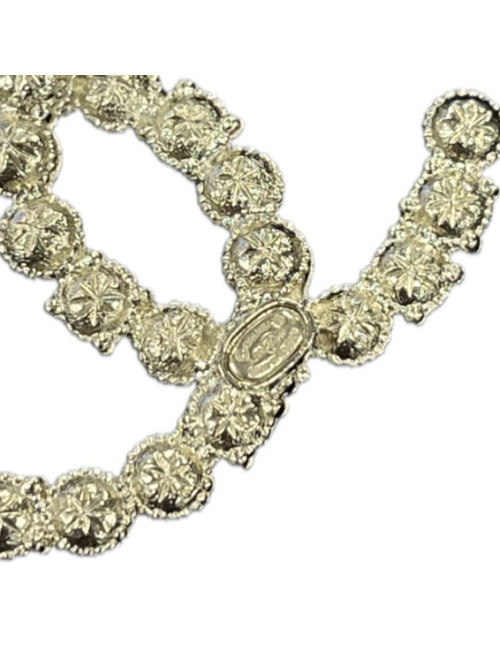 CHANEL rhinestones and pearly beads brooch