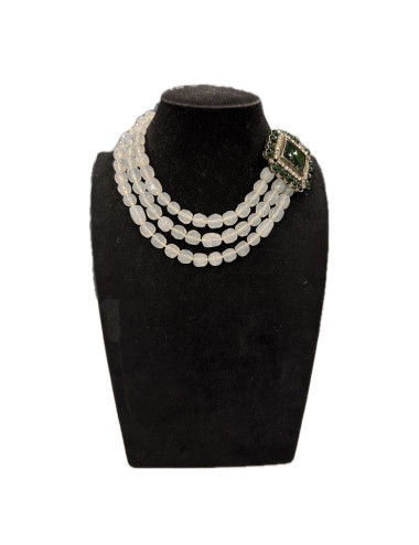 Collier d'apparat MARGUERITE DE VALOIS pâte de verre 2