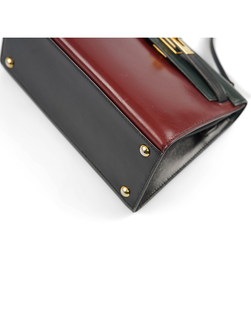 Mini Kelly HERMÈS box tricolor