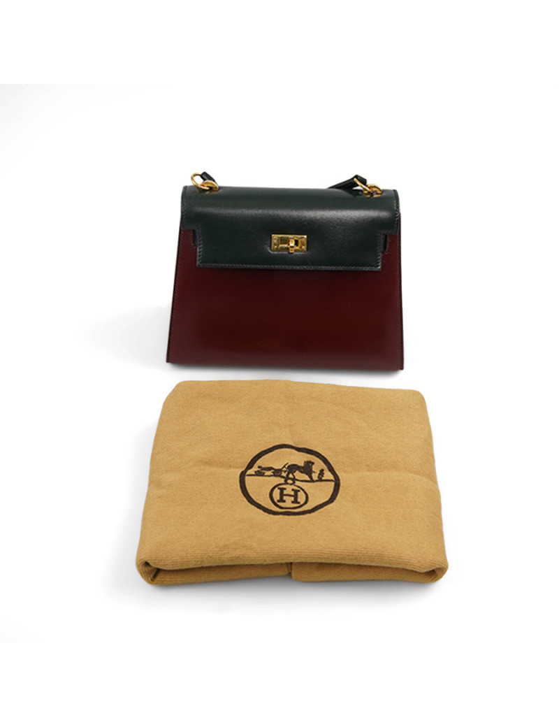 Mini Kelly HERMÈS box tricolor