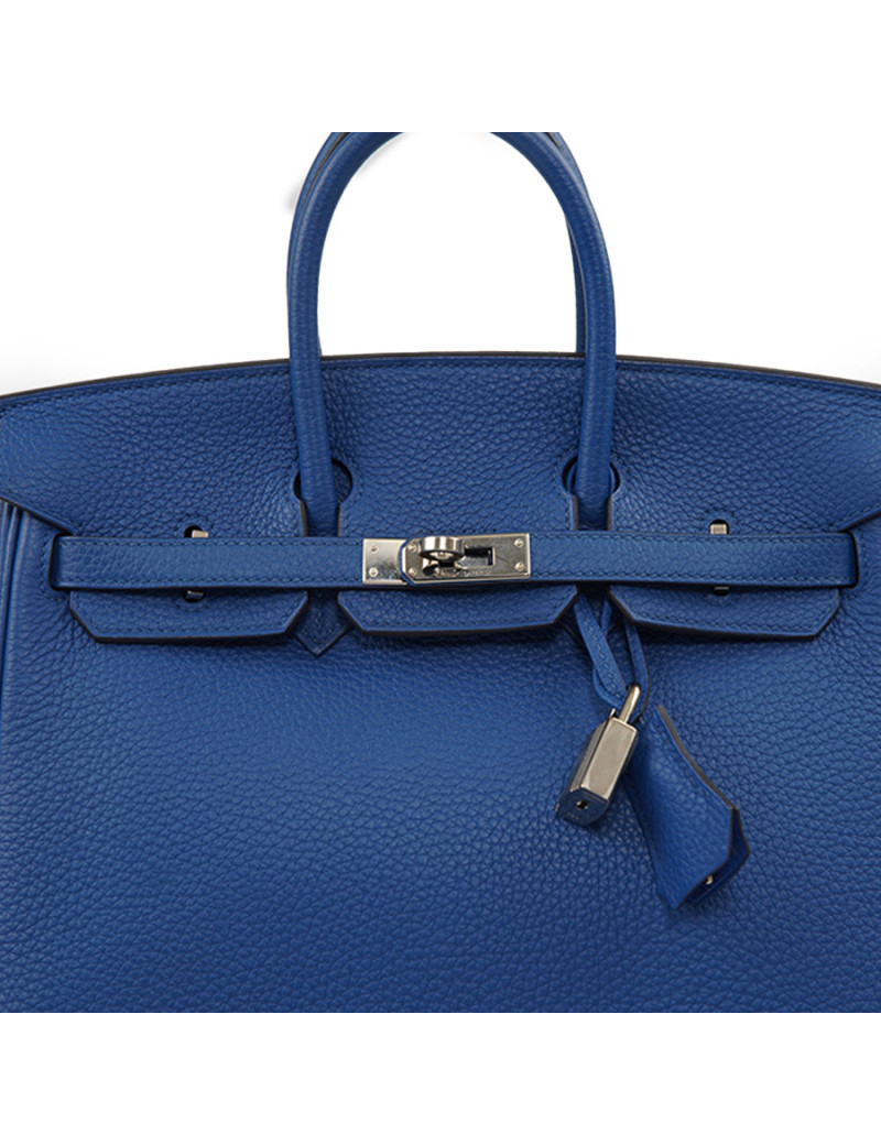 HERMES Birkin bag  25 Togo Royal blue