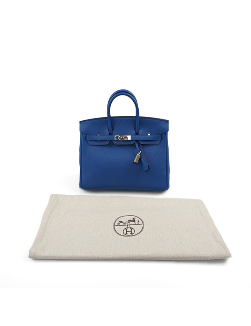 HERMES Birkin bag  25 Togo Royal blue