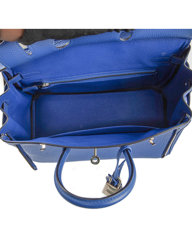 HERMES Birkin bag  25 Togo Royal blue