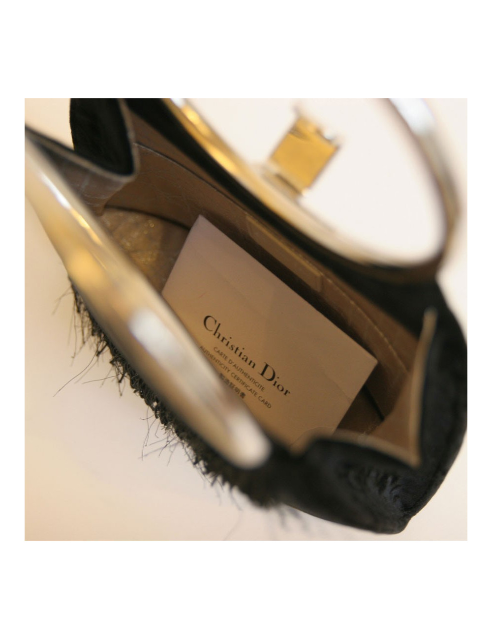 sac du soir CHRISTIAN DIOR noir