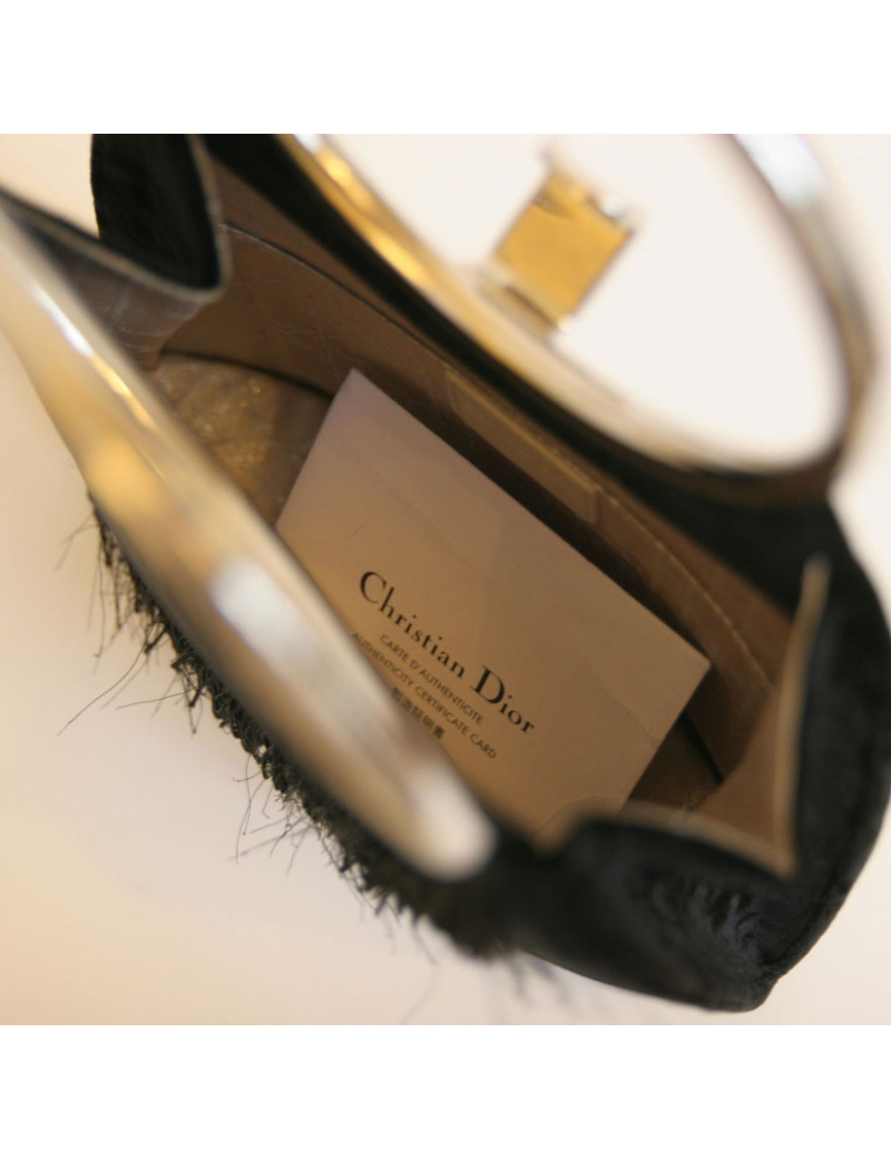 sac du soir CHRISTIAN DIOR noir