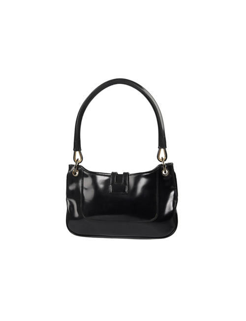 Mini sac GUCCI cuir verni  noir