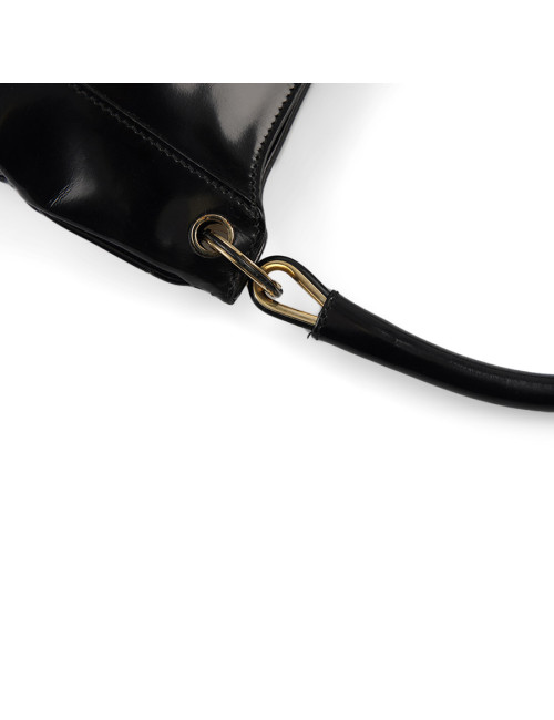 Mini sac GUCCI cuir verni  noir