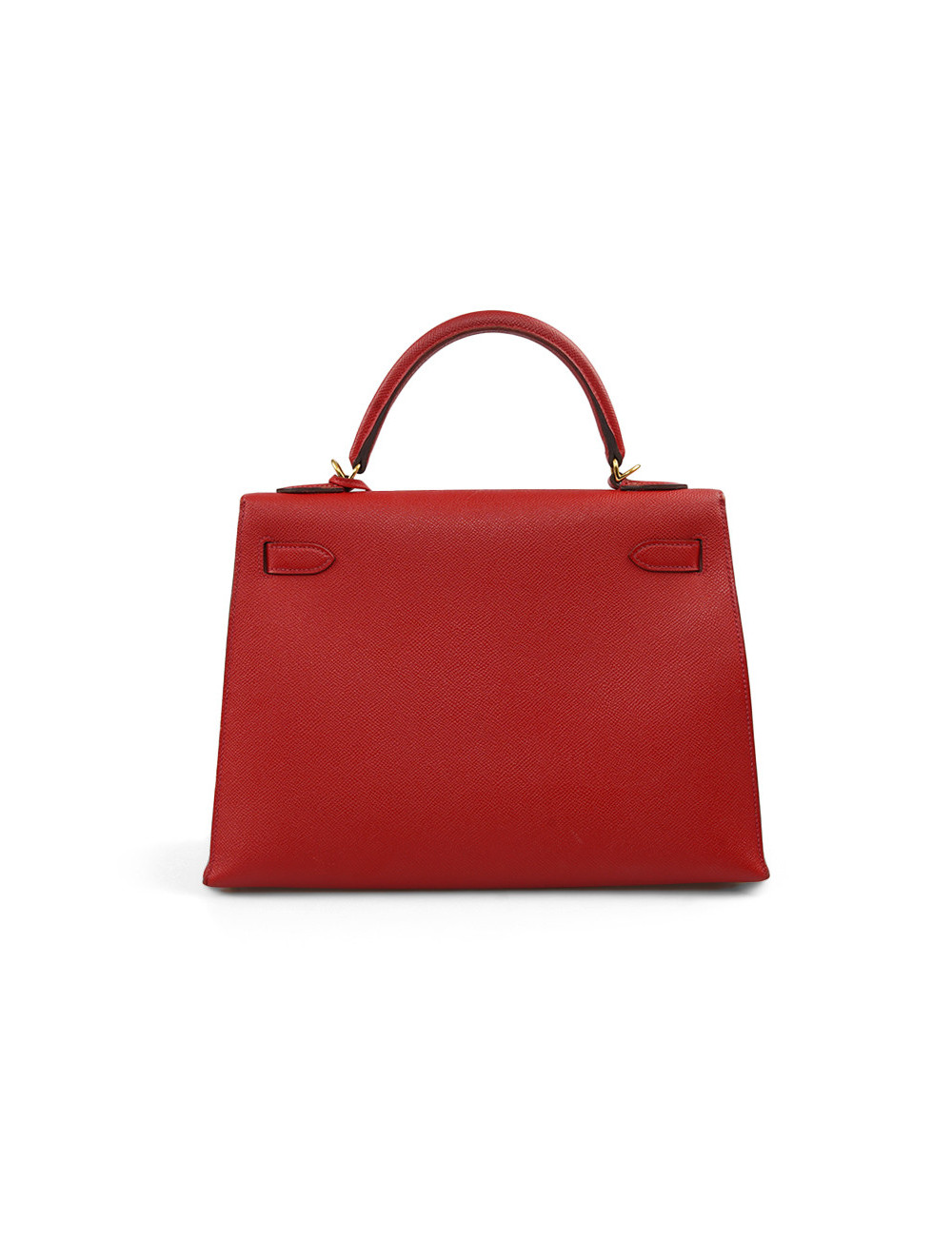 Kelly II sellier HERMES 32 Epsom rouge casaque