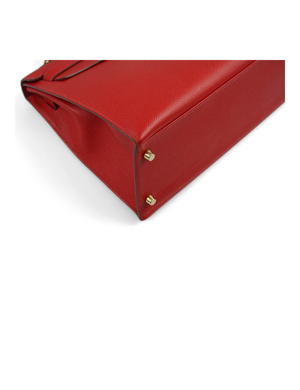 Kelly II sellier HERMES 32 Epsom rouge casaque