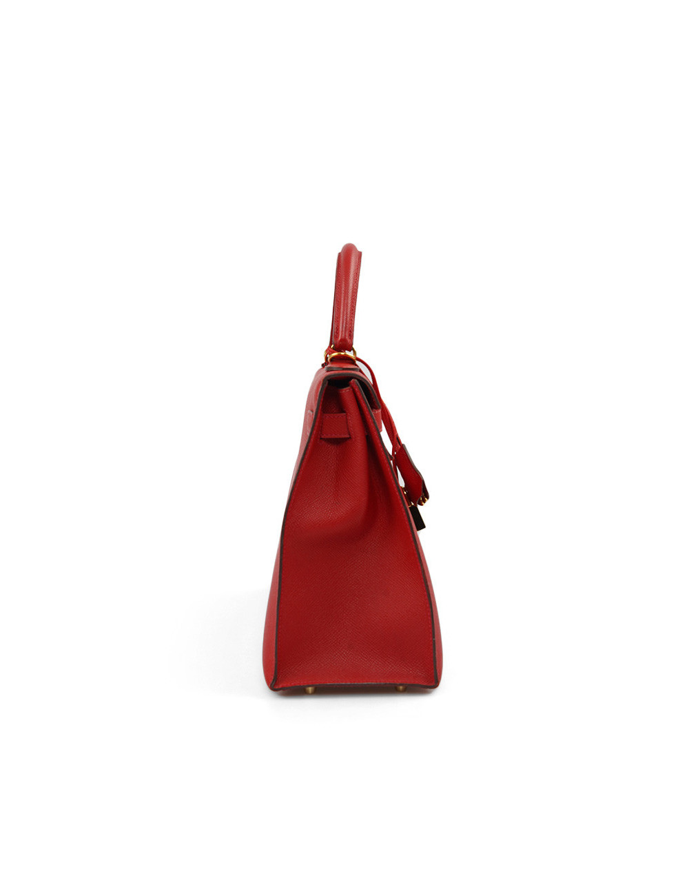 Kelly II sellier HERMES 32 Epsom rouge casaque