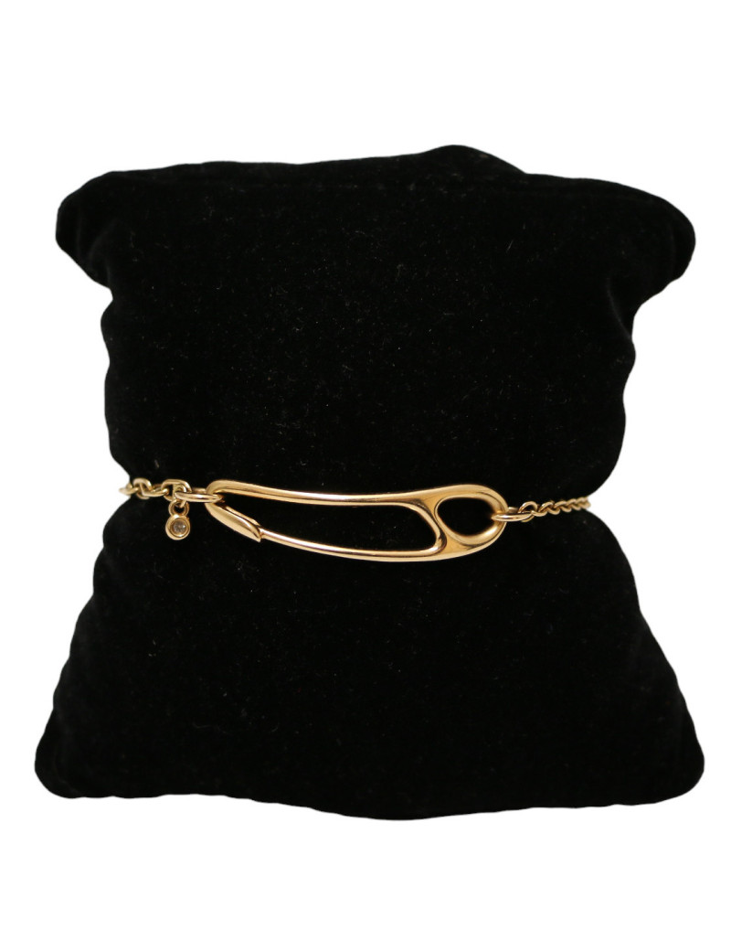 Bracelet HERMES chaine d'ancre Punk or