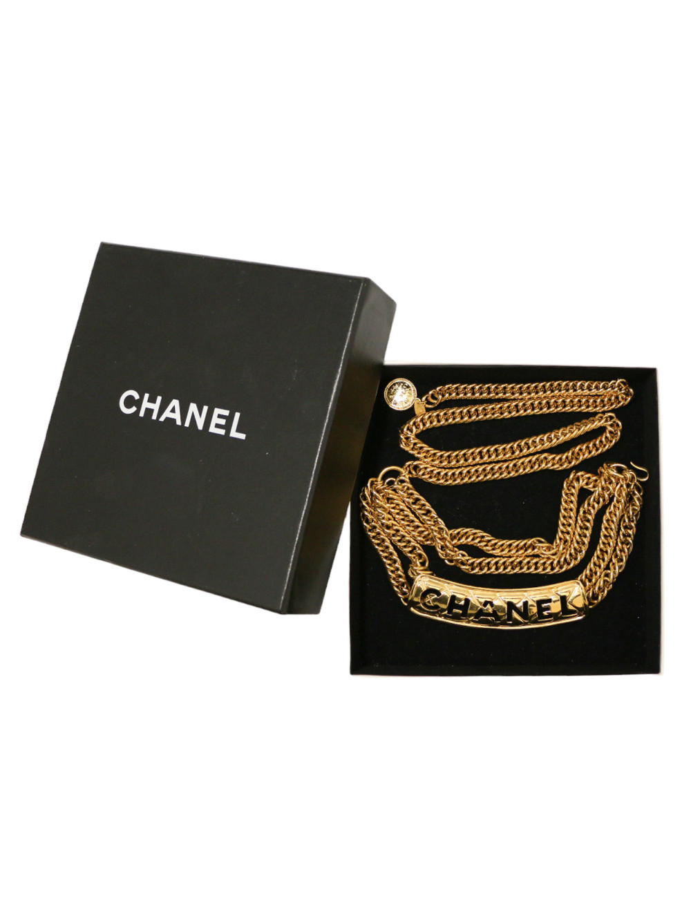 Ceinture chanel chaine dorée vintage