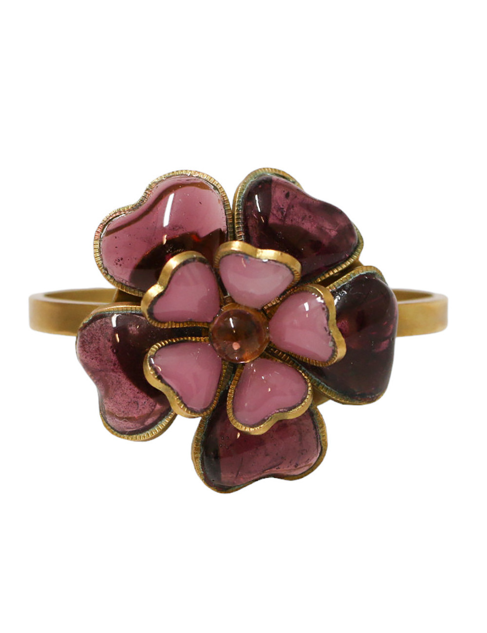 MARGUERITE DE VALOIS molten glass flower bracelet