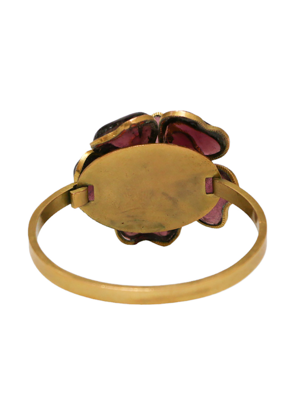 MARGUERITE DE VALOIS molten glass flower bracelet