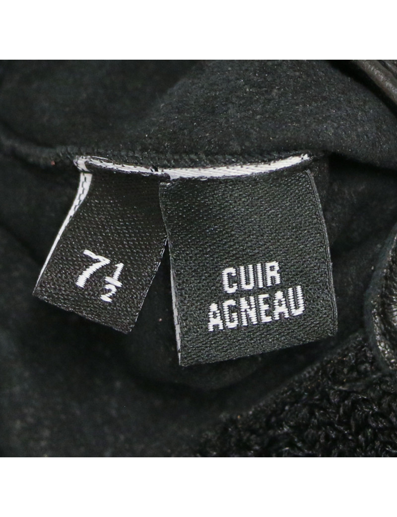 Mitaines CHANEL T 7,5 "The little black glove"