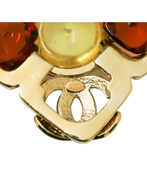 CHANEL glass paste vintage necklace