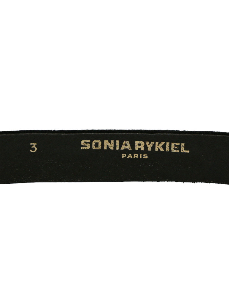 Ceinture SONIA RYKIEL noire strass