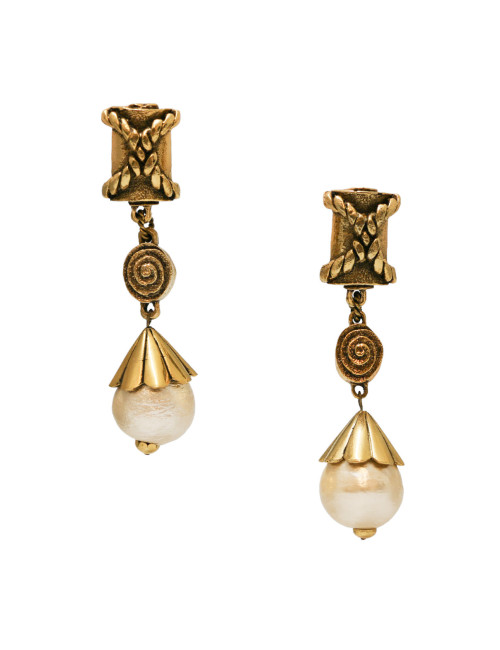 Clips MARIE PARIS résine pendants