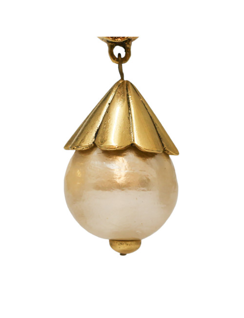 MARIE PARIS vintage resin clip-on earrings