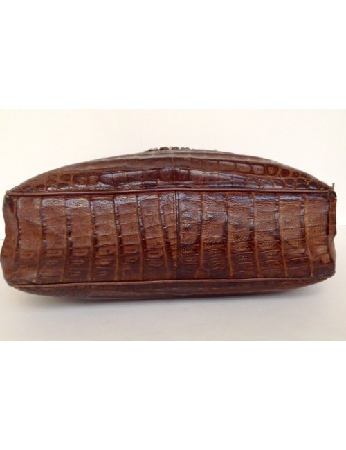 sac CHANEL vintage croco caméra