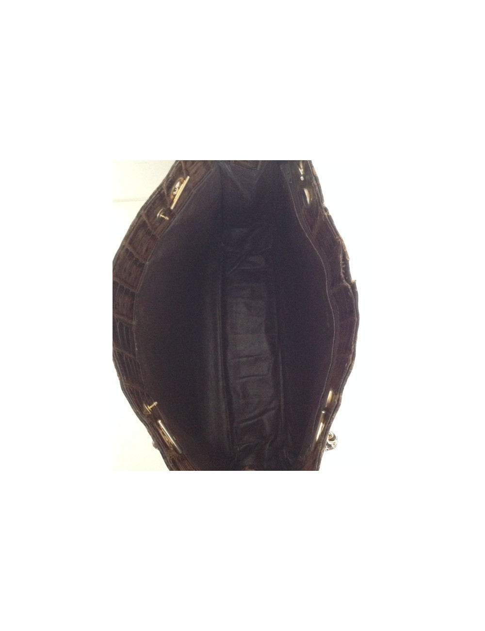 sac CHANEL vintage croco caméra