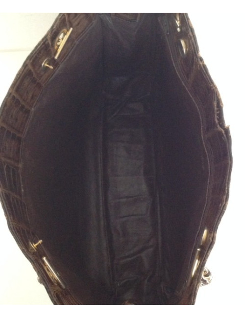 sac CHANEL vintage croco caméra