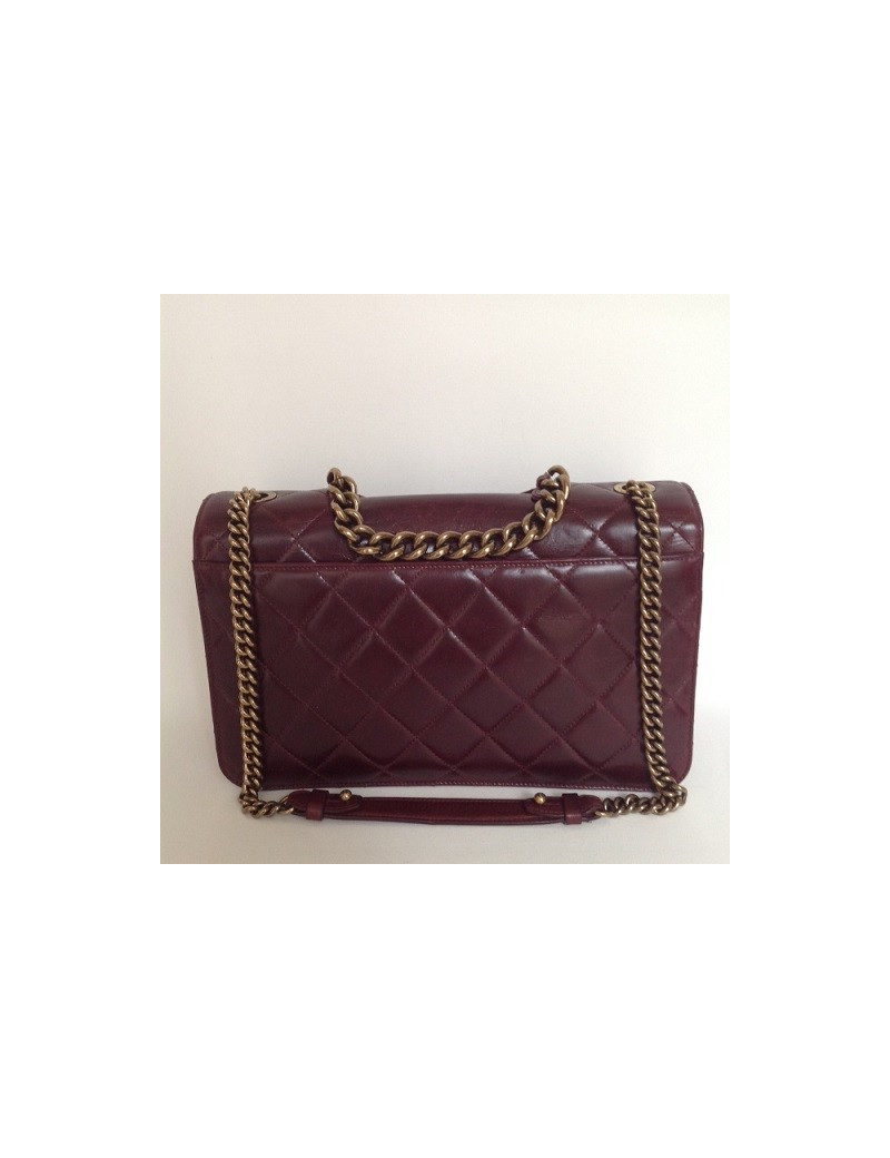sac Pondichéry CHANEL bordeaux 