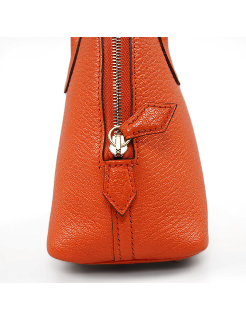 HERMES Mini Bolide goat Myzore orange Poppy