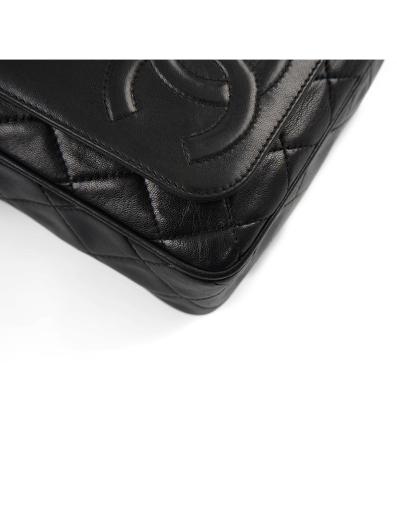 Sac vintage Caméra CHANEL cuir d'agneau