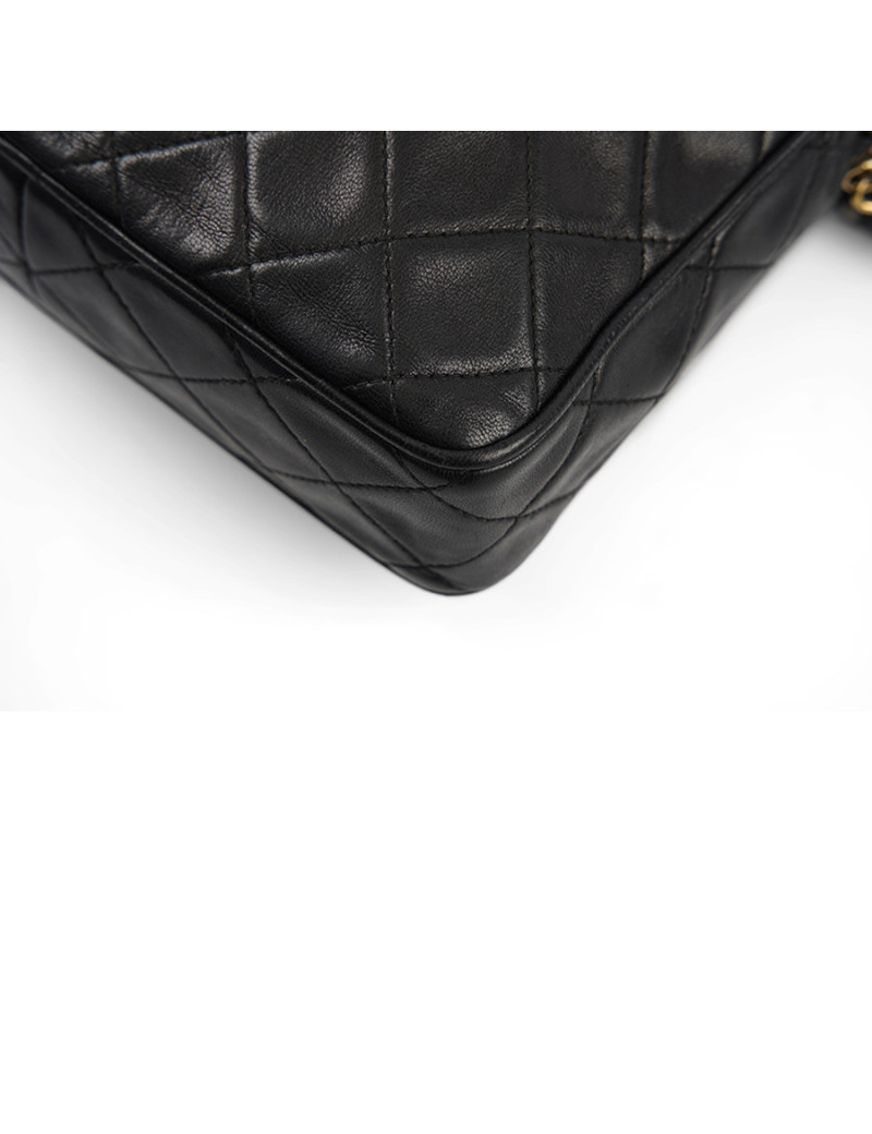 Sac vintage Caméra CHANEL cuir d'agneau