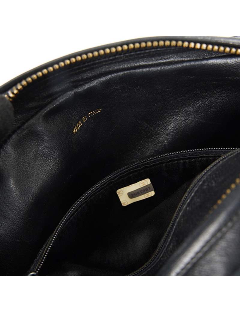 Sac vintage Caméra CHANEL cuir d'agneau