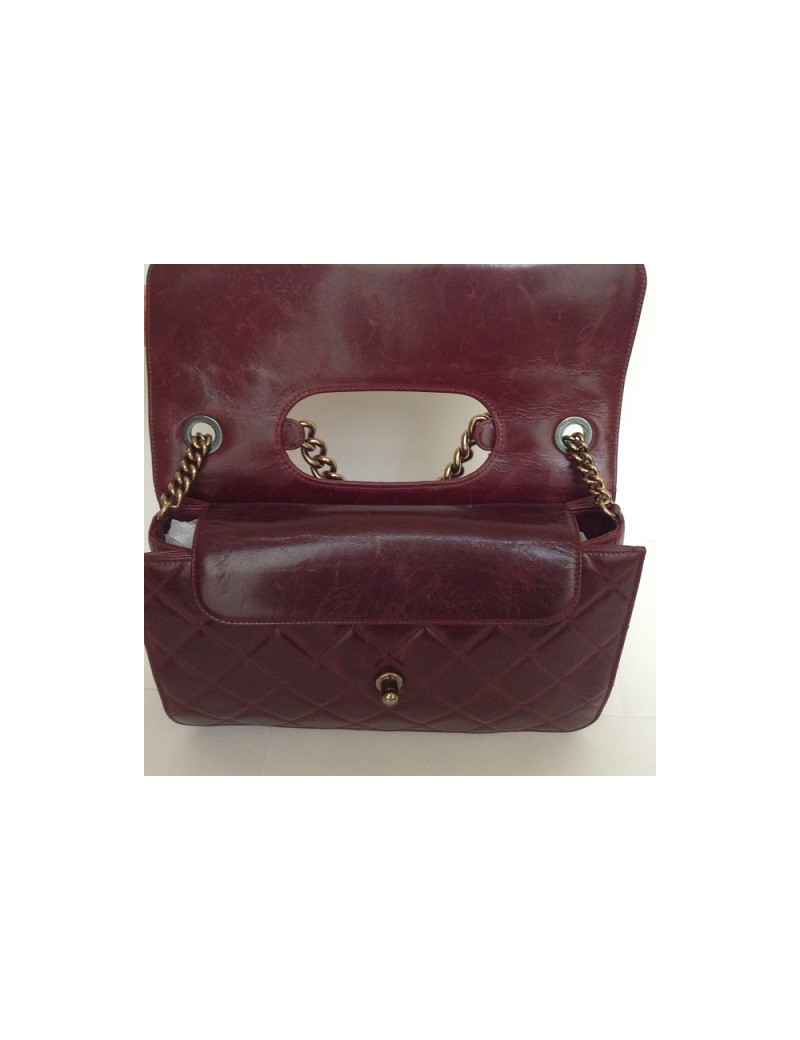 sac Pondichéry CHANEL bordeaux 