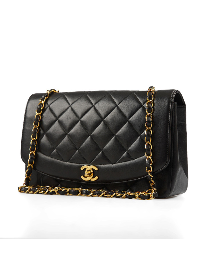 Sac medium Diana CHANEL noir