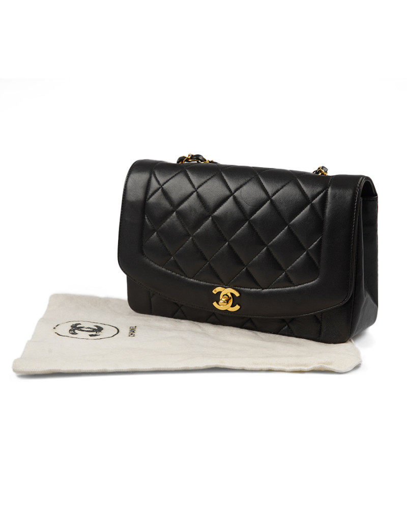 Sac medium Diana CHANEL noir