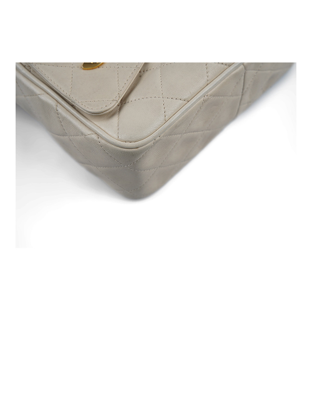 Sac vintage caméra CHANEL écru