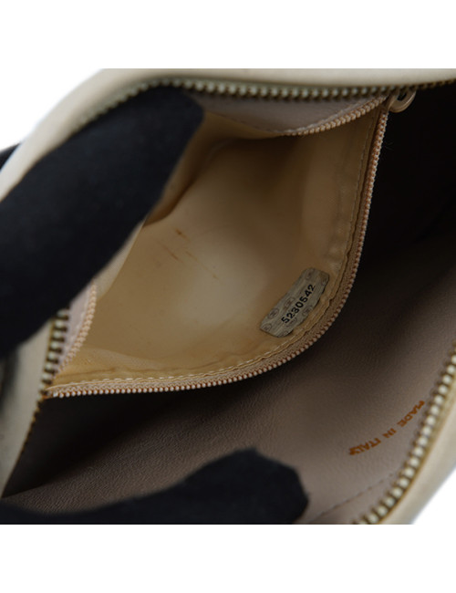 Sac vintage caméra CHANEL écru