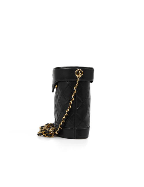 Sac vintage vanity CHANEL noir