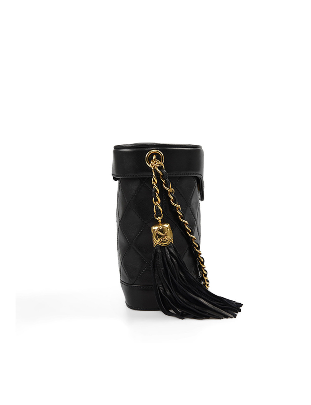 Sac vintage vanity CHANEL noir