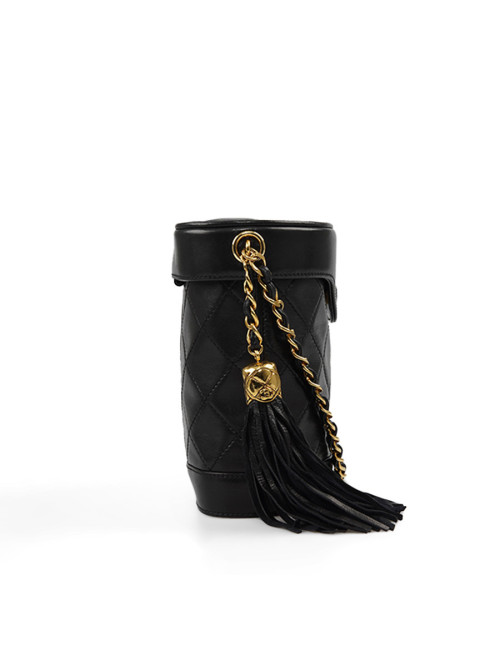 Sac vintage vanity CHANEL noir