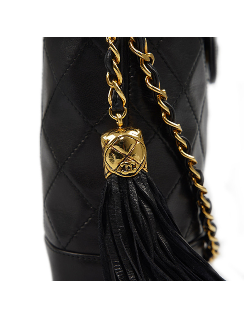 Sac vintage vanity CHANEL noir