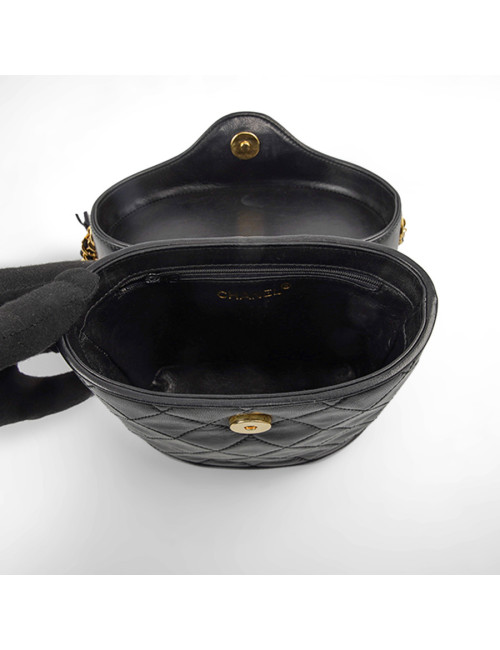 Sac vintage vanity CHANEL noir