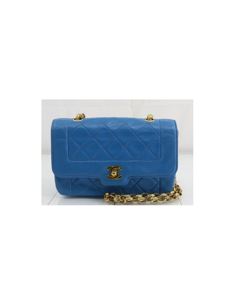 Mini Diana CHANEL bleu