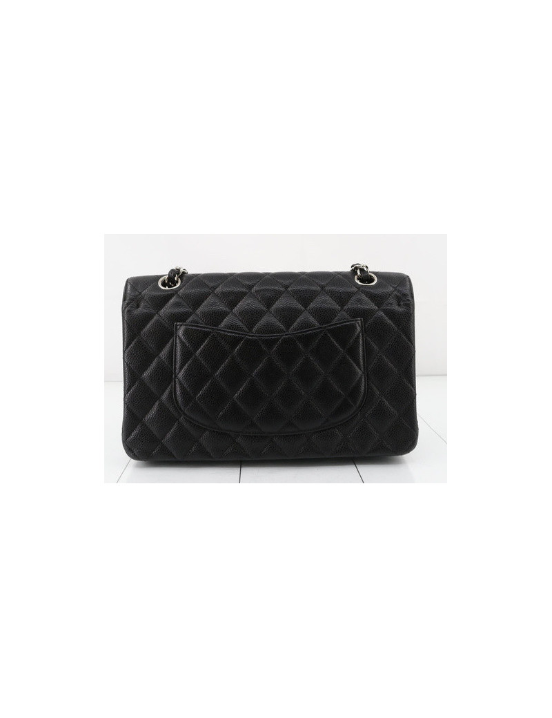 CHANEL black caviar classic bag