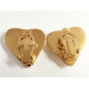 Vintage CHANEL Heart Earrings