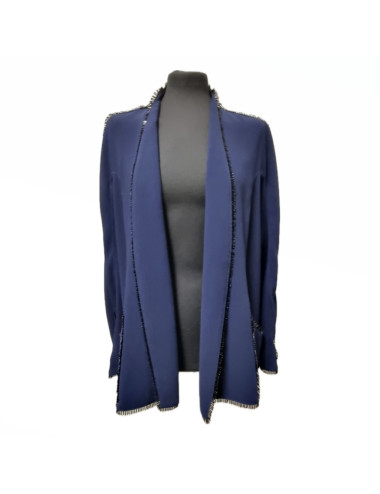 Veste THIERRY MUGLER T 40 bleu perles