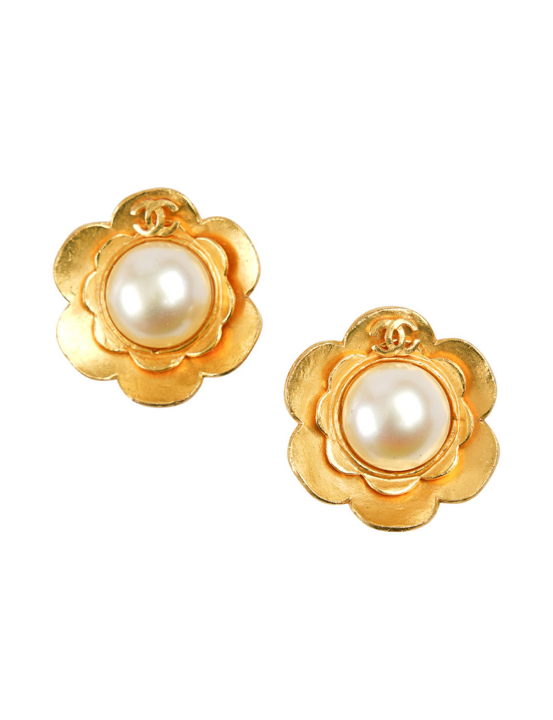 Clips CC CHANEL Vintage 1970