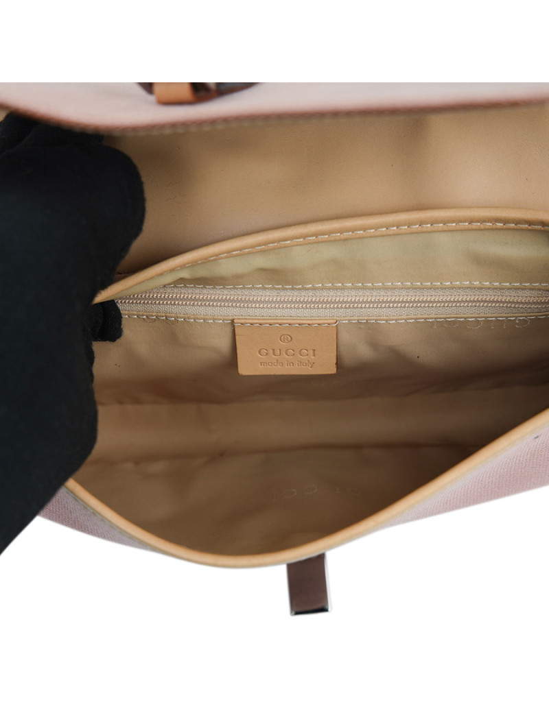 Petit sac GUCCI toile et cuir