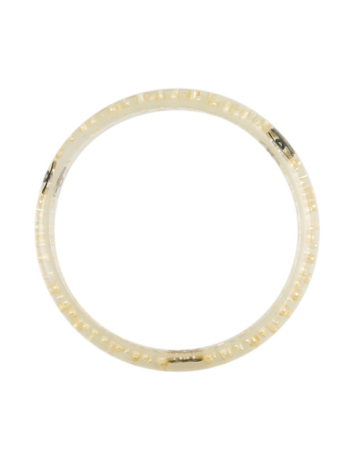 Bracelet CHANEL transparent doré